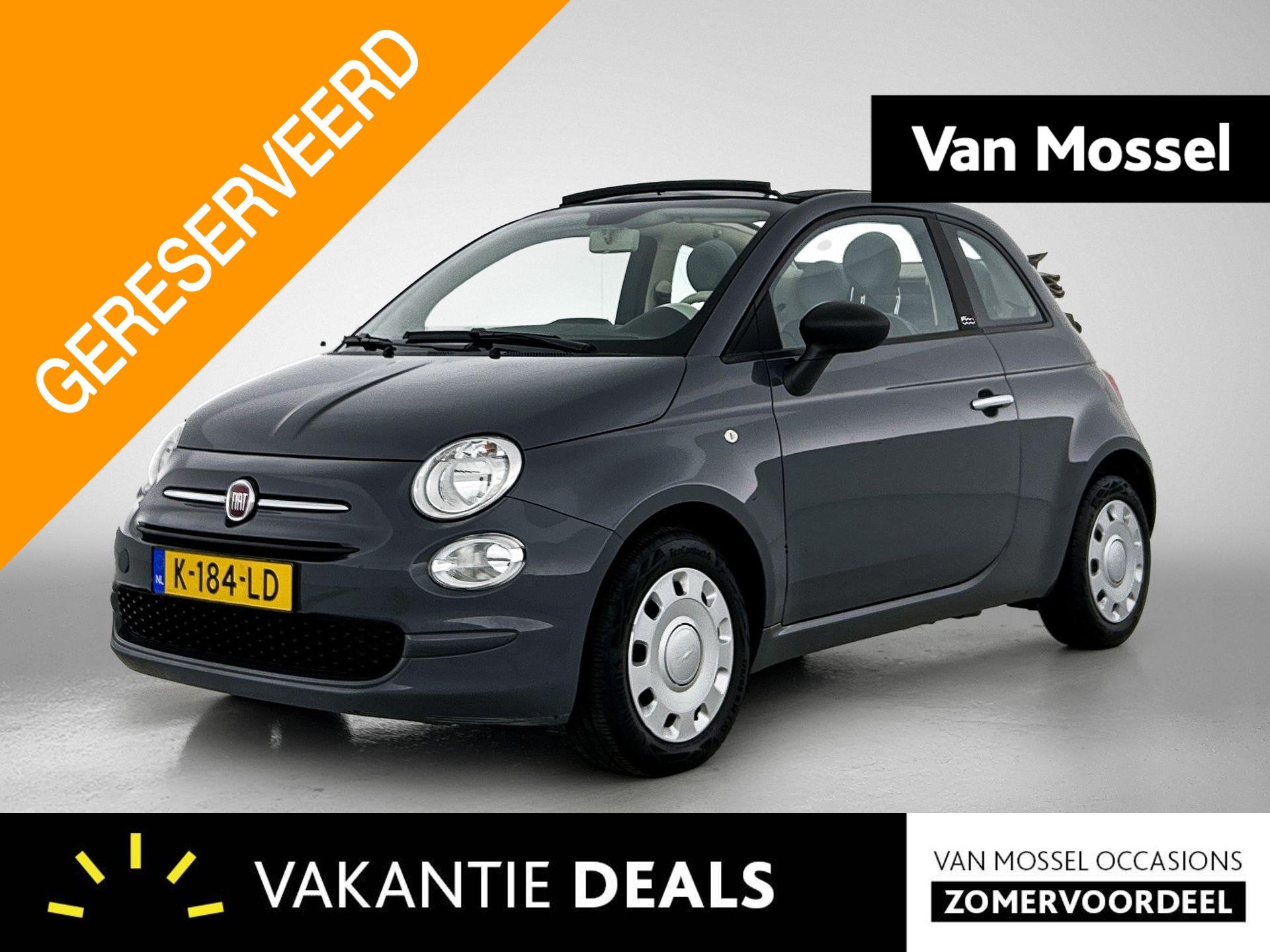 Fiat 500 C 1.0 Hybrid Pop | Airco | Parkeersensoren | Cabrio