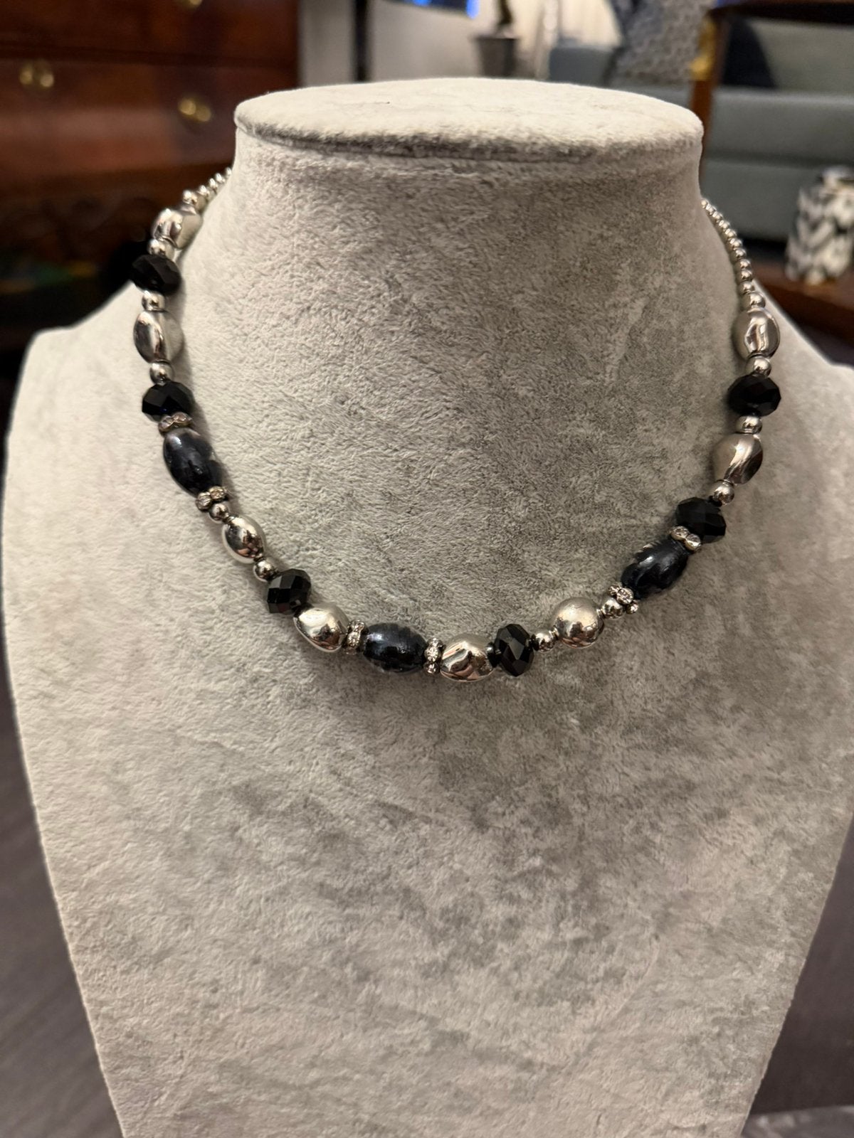 Partij 8 stuks mooie kettingen 14/4, Ophalen of Verzenden, Nieuw, Overige kleuren, Overige materialen
