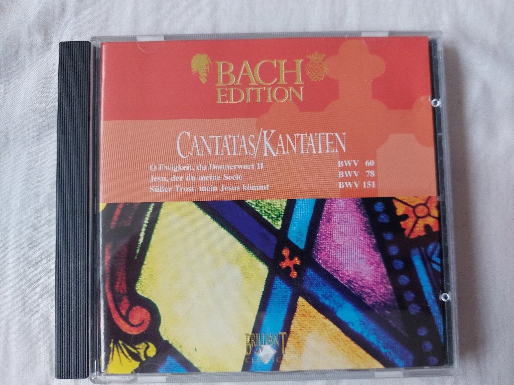 Bach edition cantates kantaten BWV 60, 78 en 151, Cd's en Dvd's, Ophalen of Verzenden, Barok, Zo goed als nieuw, Overige typen