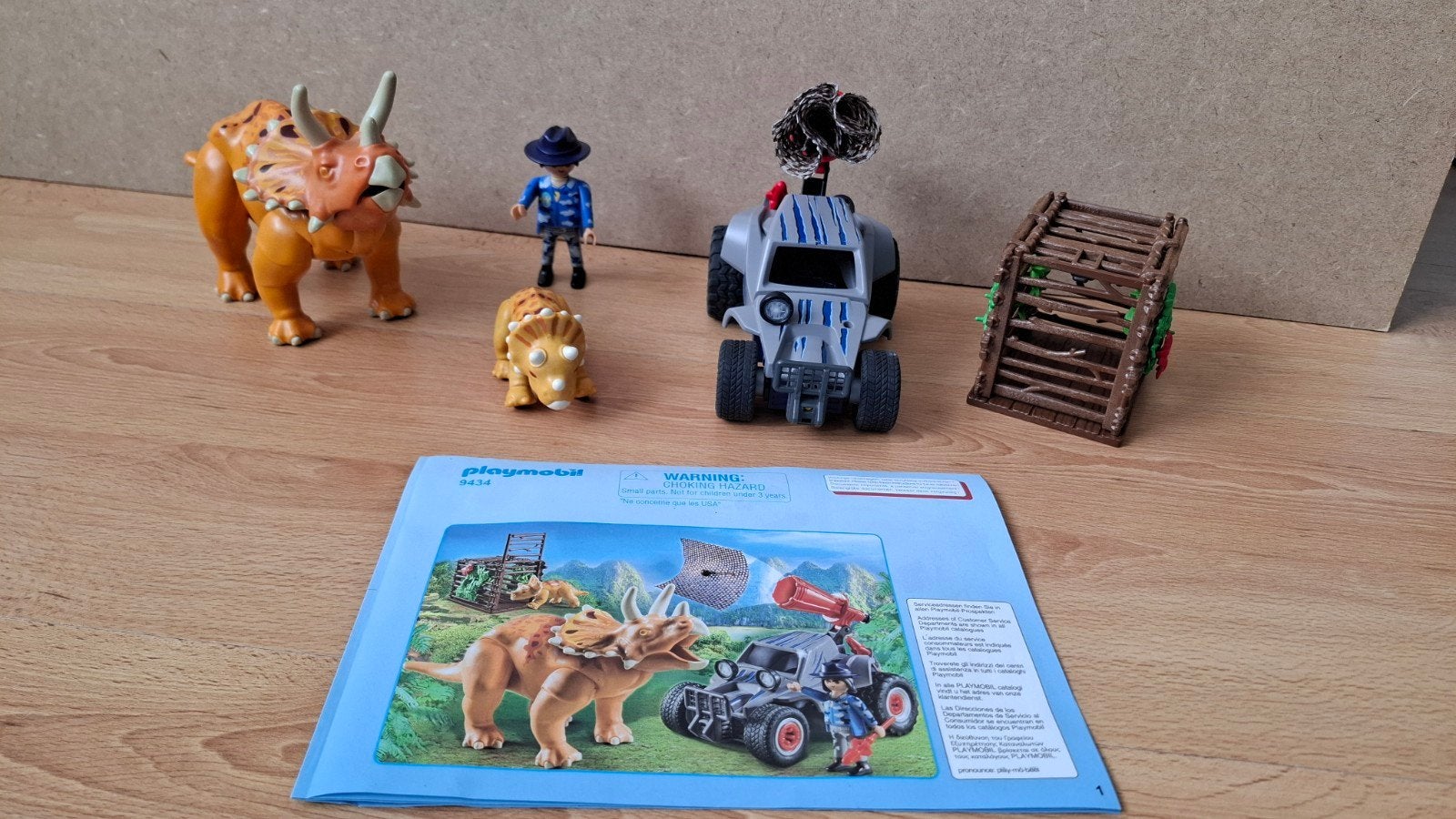 Playmobil 9434, Dino jacht, Kinderen en Baby's, Speelgoed | Playmobil, Ophalen, Wild life, Complete set, Overige typen