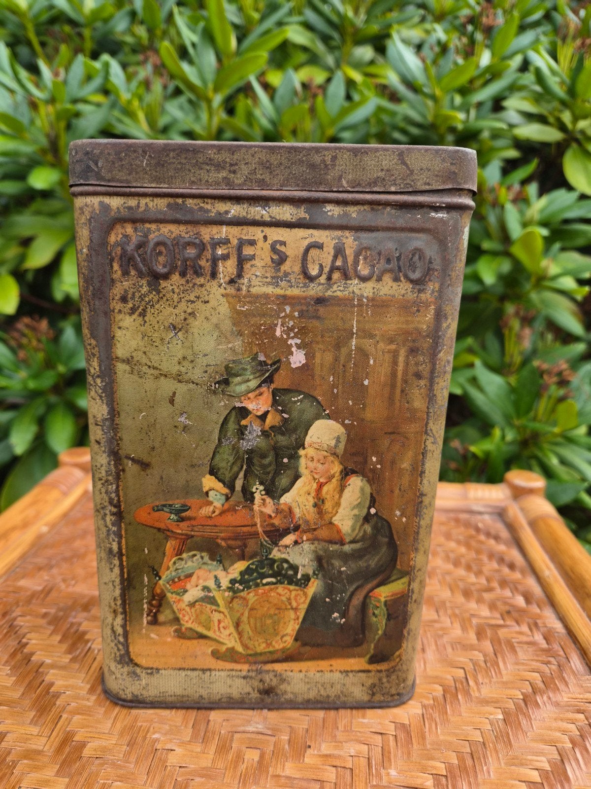 Korff Cacao Amsterdam blik, Verzamelen, Ophalen of Verzenden
