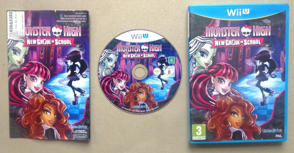Monster High New Ghoul in School voor de Nintendo Wii-U, Spelcomputers en Games, Games | Nintendo Wii U, Overige genres, 1 speler