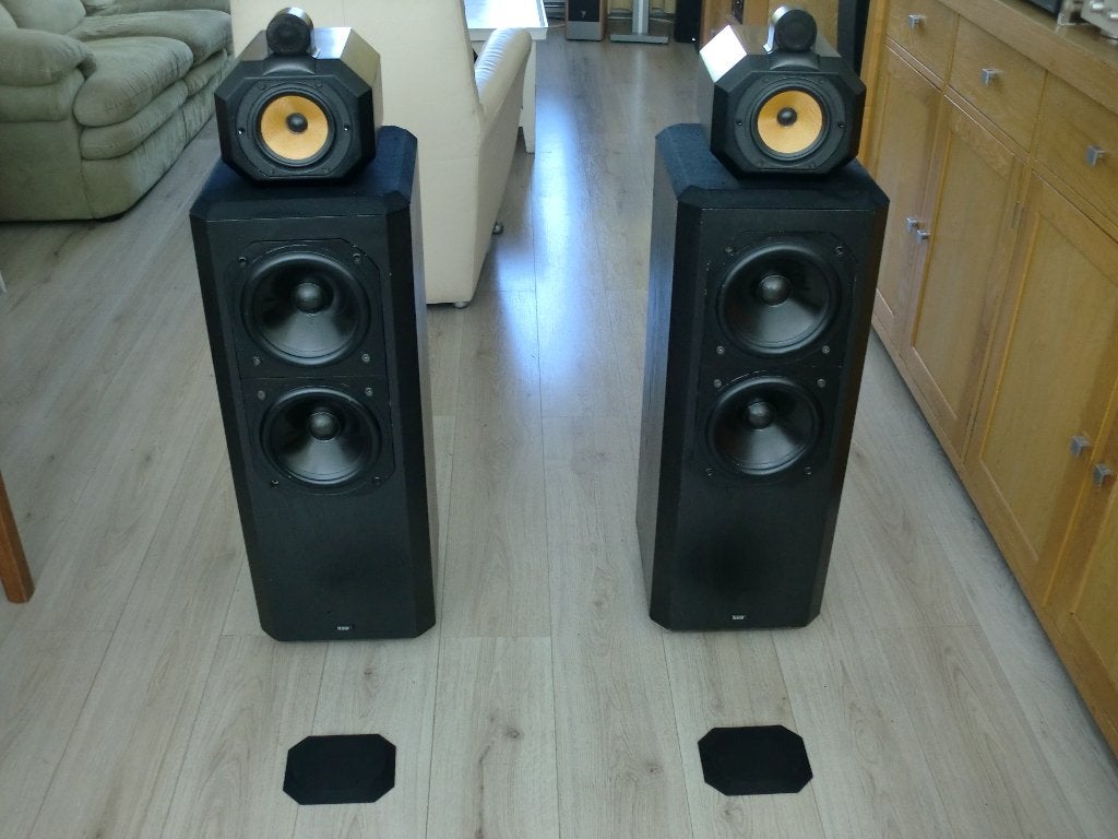 802 s80 B&W zonder fronten te beluisteren met garantie., Audio, Tv en Foto, Stereo speakers, Gebruikt, Bowers & Wilkins (B&W)