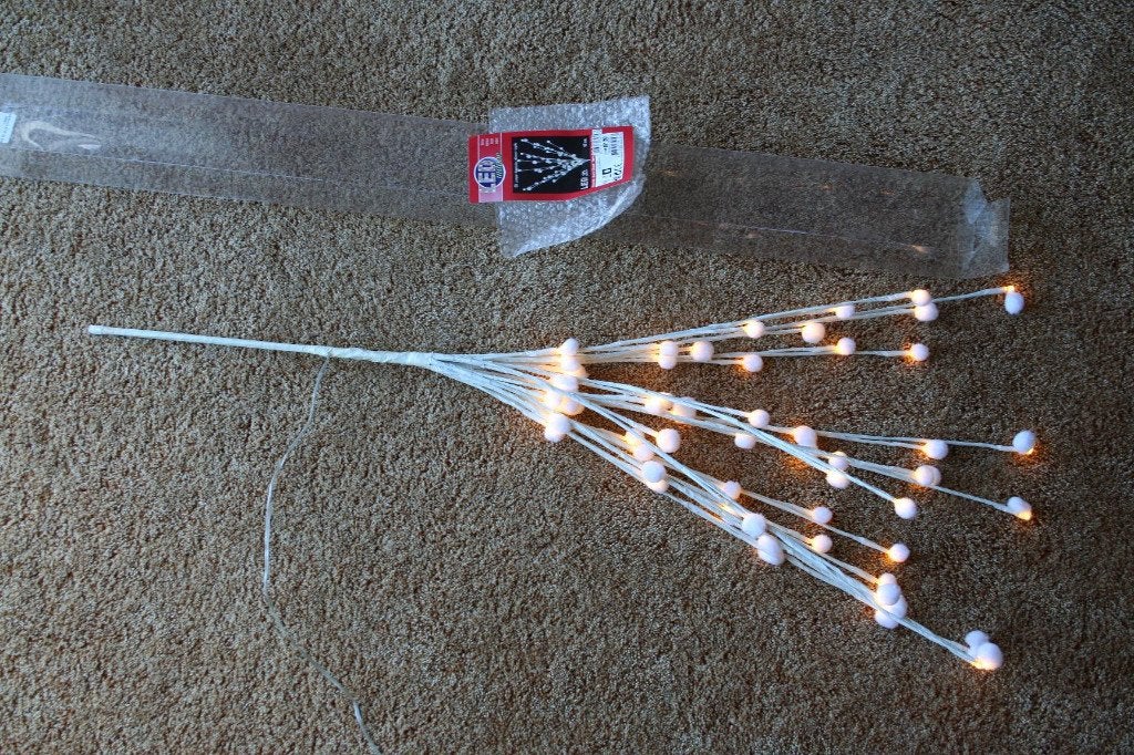 Niet gebruikte tak met 60 led bolletjes , 90 cm hoog, Binnen, 90 cm, Overige materialen, Nieuw