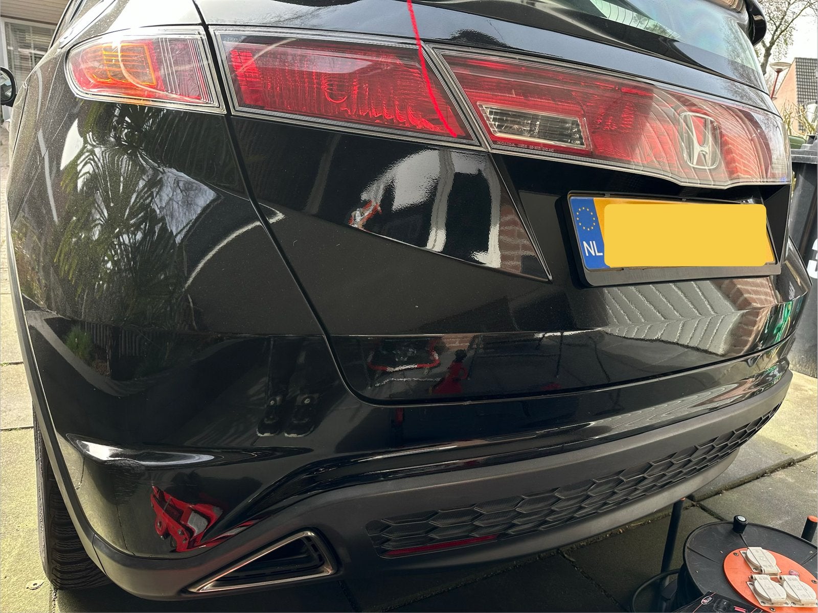 Honda Civic 2006-2011 FK/FN hatchback achterbumper en grille, Ophalen, Voor, Honda, Bumper