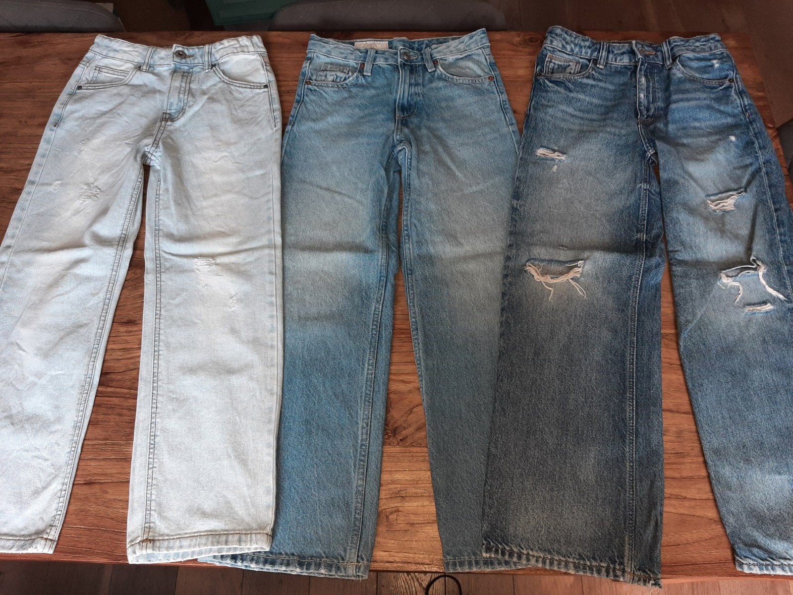Zgan 3x spijkerbroek jeans maat 140, Kinderen en Baby's, Kinderkleding | Maat 140, Broek, Meisje, Ophalen of Verzenden, Zo goed als nieuw