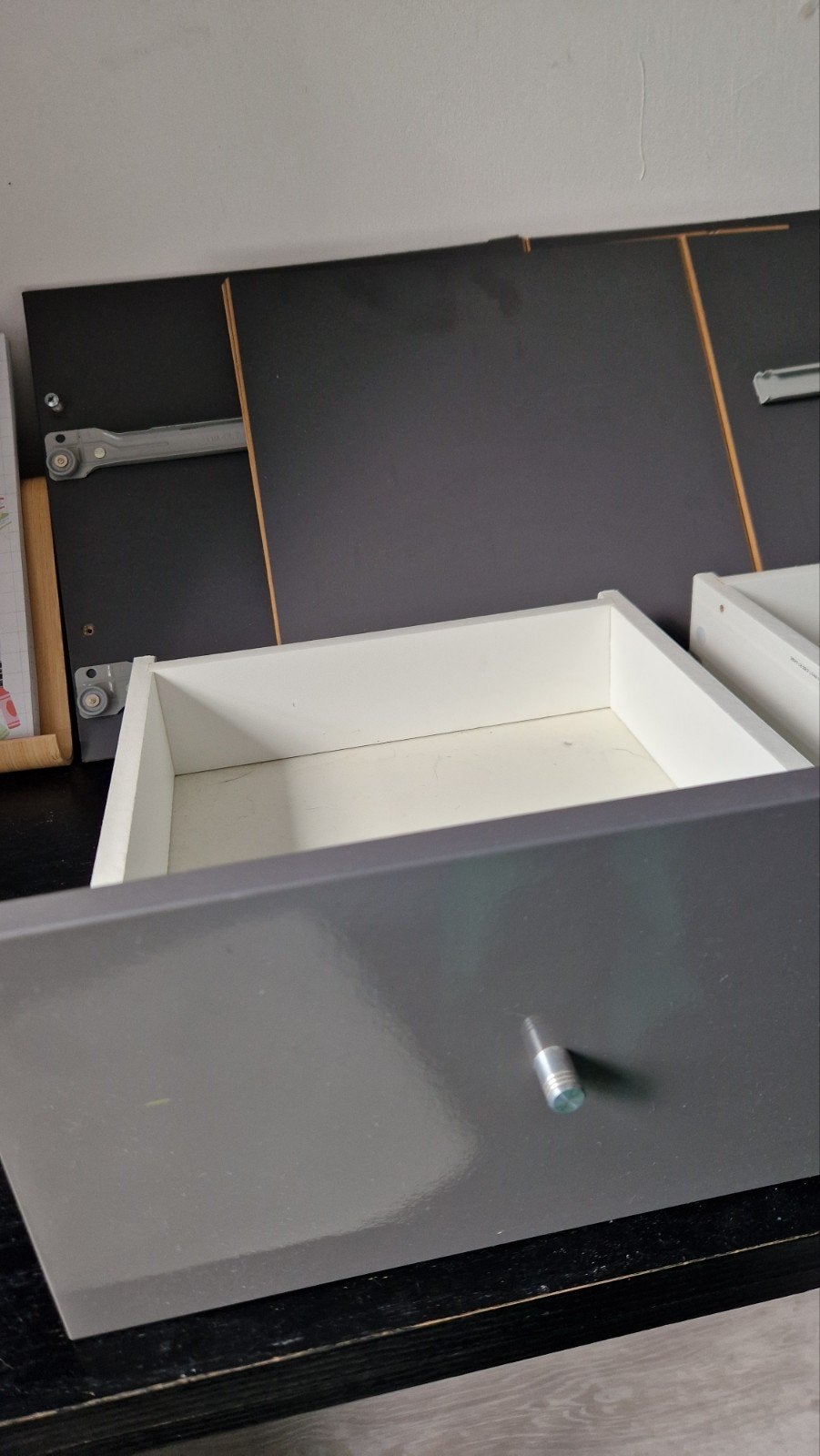 Grijze lades voor Expedit Ikea, 1 of 2 laden, Ophalen of Verzenden, Gebruikt