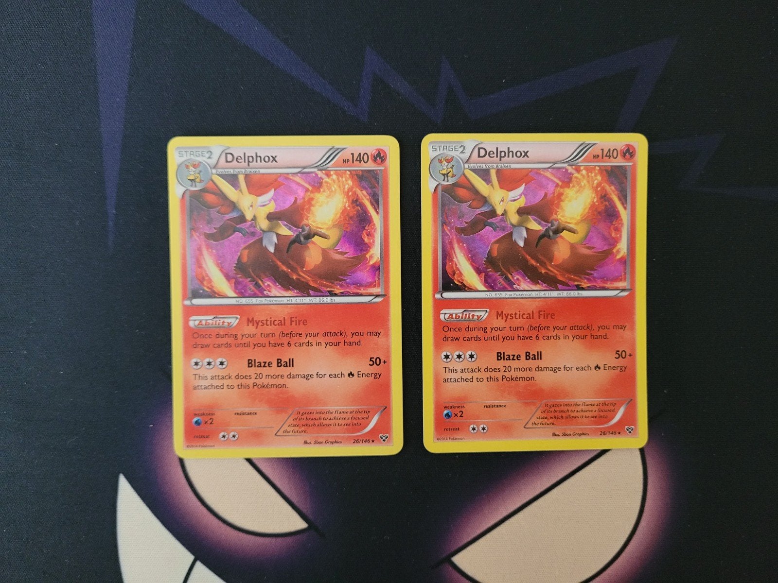 Pokémon | Delphox (2) | XY 26, Ophalen of Verzenden, Zo goed als nieuw