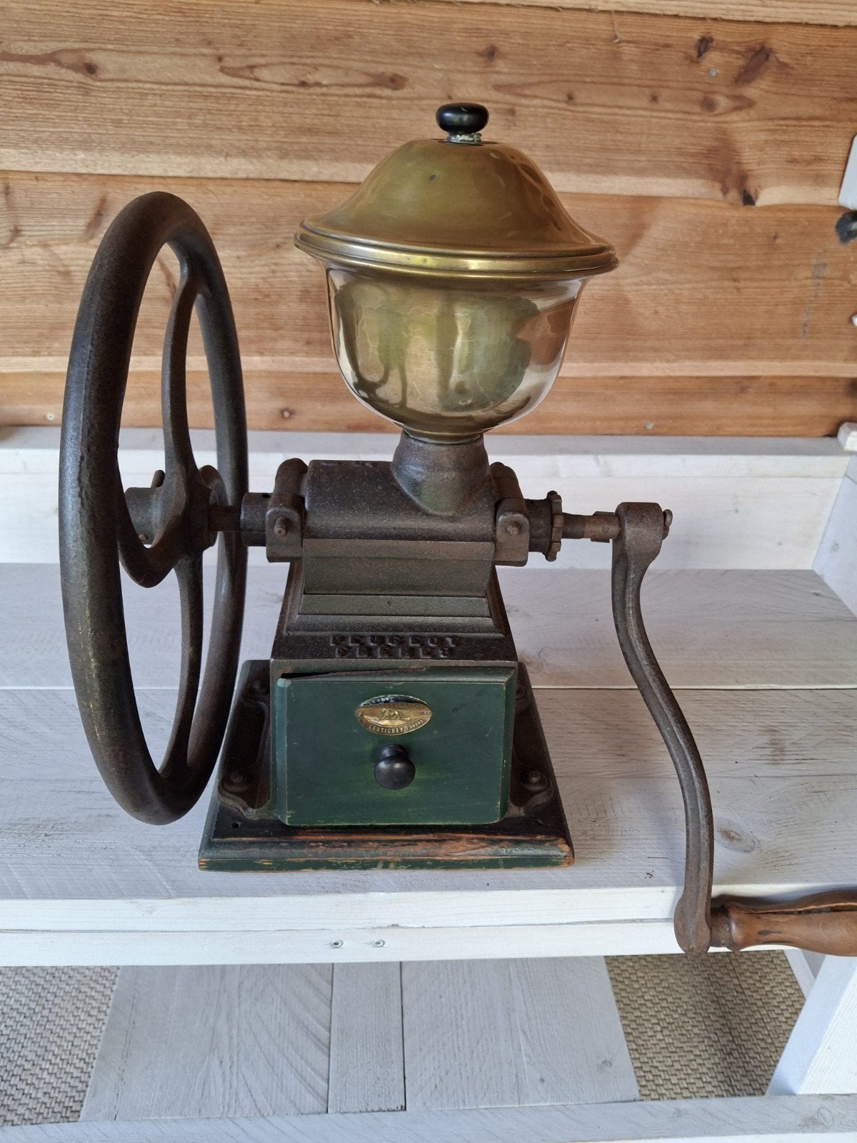 Antieke Peugeot Frères Koffiemolen - Werkend, Antiek en Kunst, Ophalen
