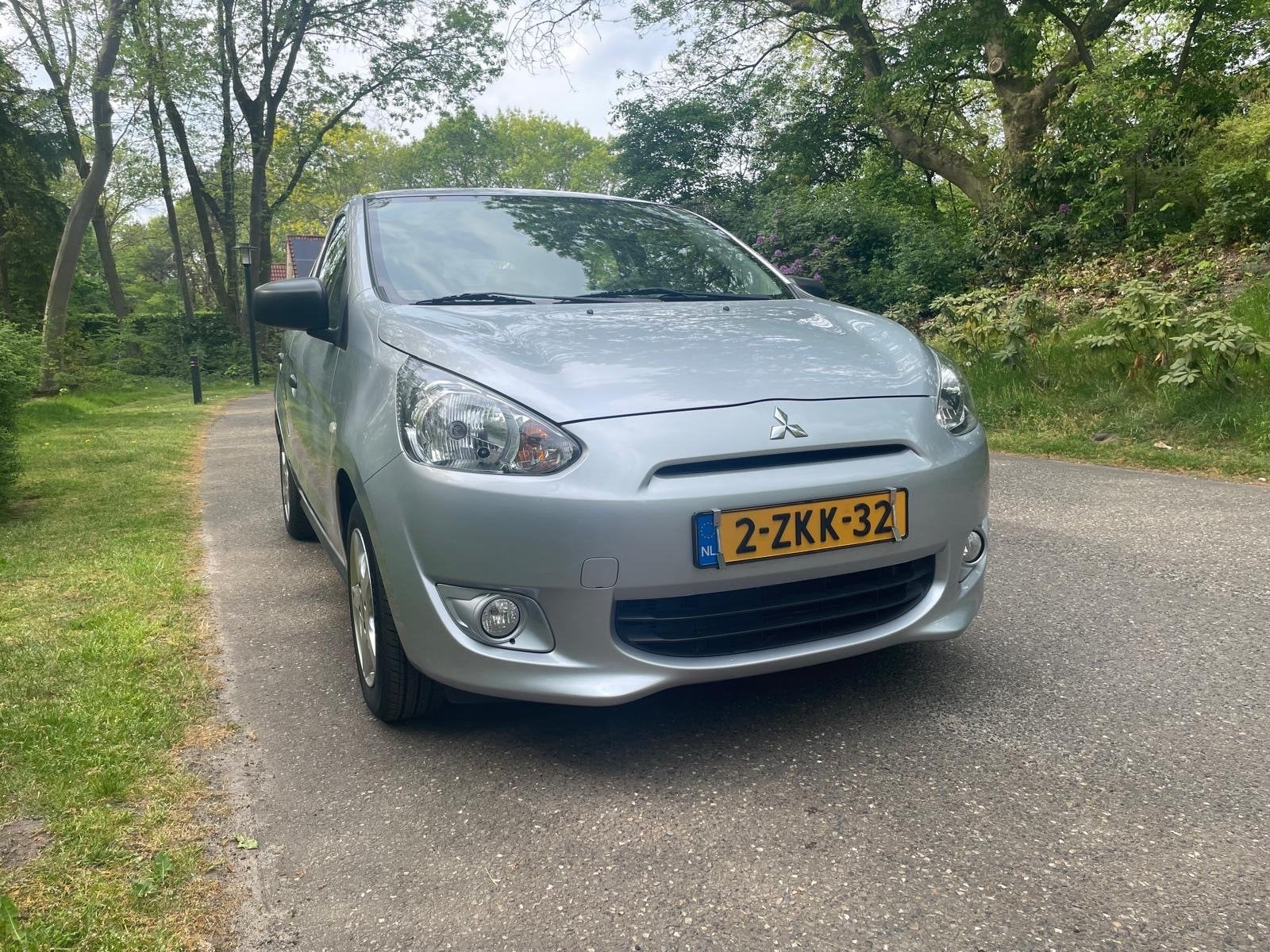 Mitsubishi Space Star 1.0 MPI 52KW 2015 Grijs, Auto's, Voorwielaandrijving, Origineel Nederlands, Bedrijf, Handgeschakeld