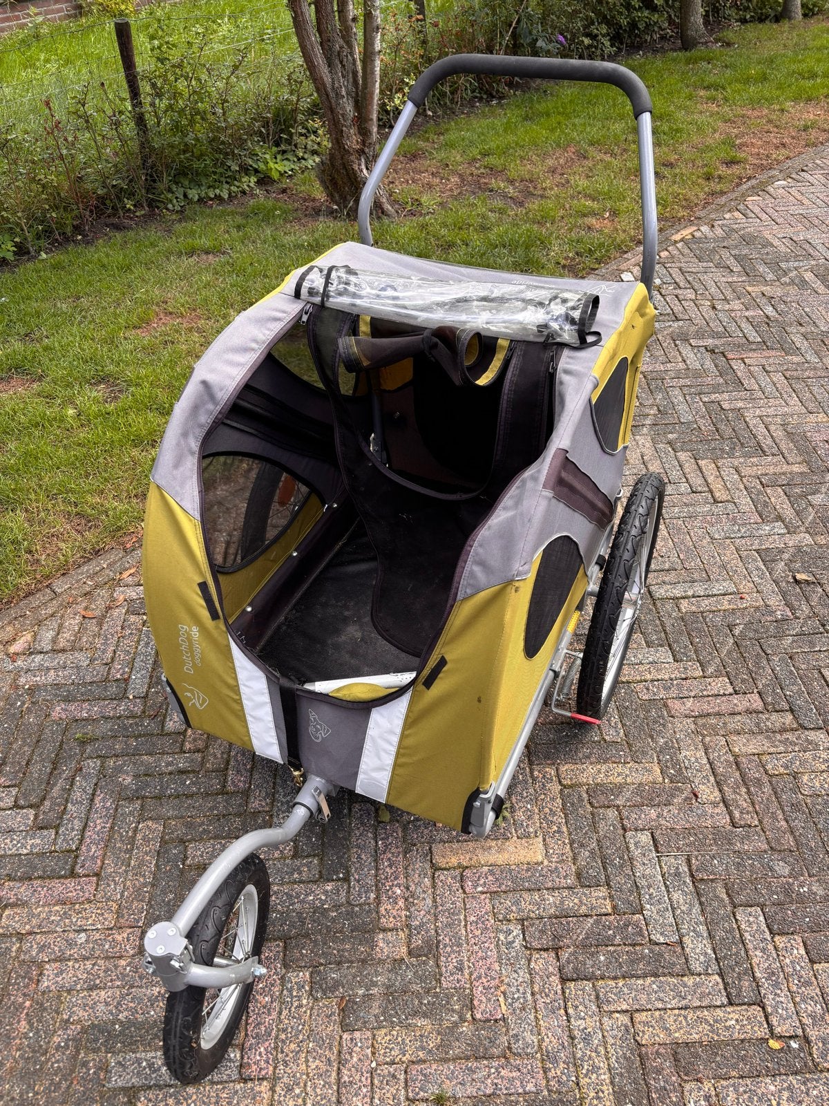 Inklapbare Dutch Dog Doggyride hondenfietskar, Ophalen, Gebruikt, Opvouwbaar, 20 tot 40 kg