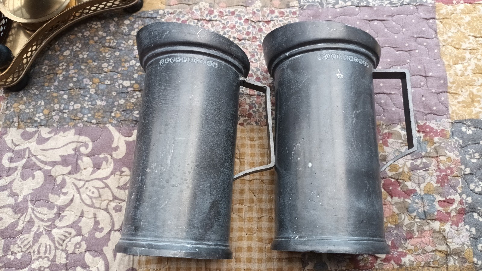 Antieke tinnen kannen en koffiekan van Daalderop, Antiek en Kunst, Antiek | Tin, Ophalen of Verzenden