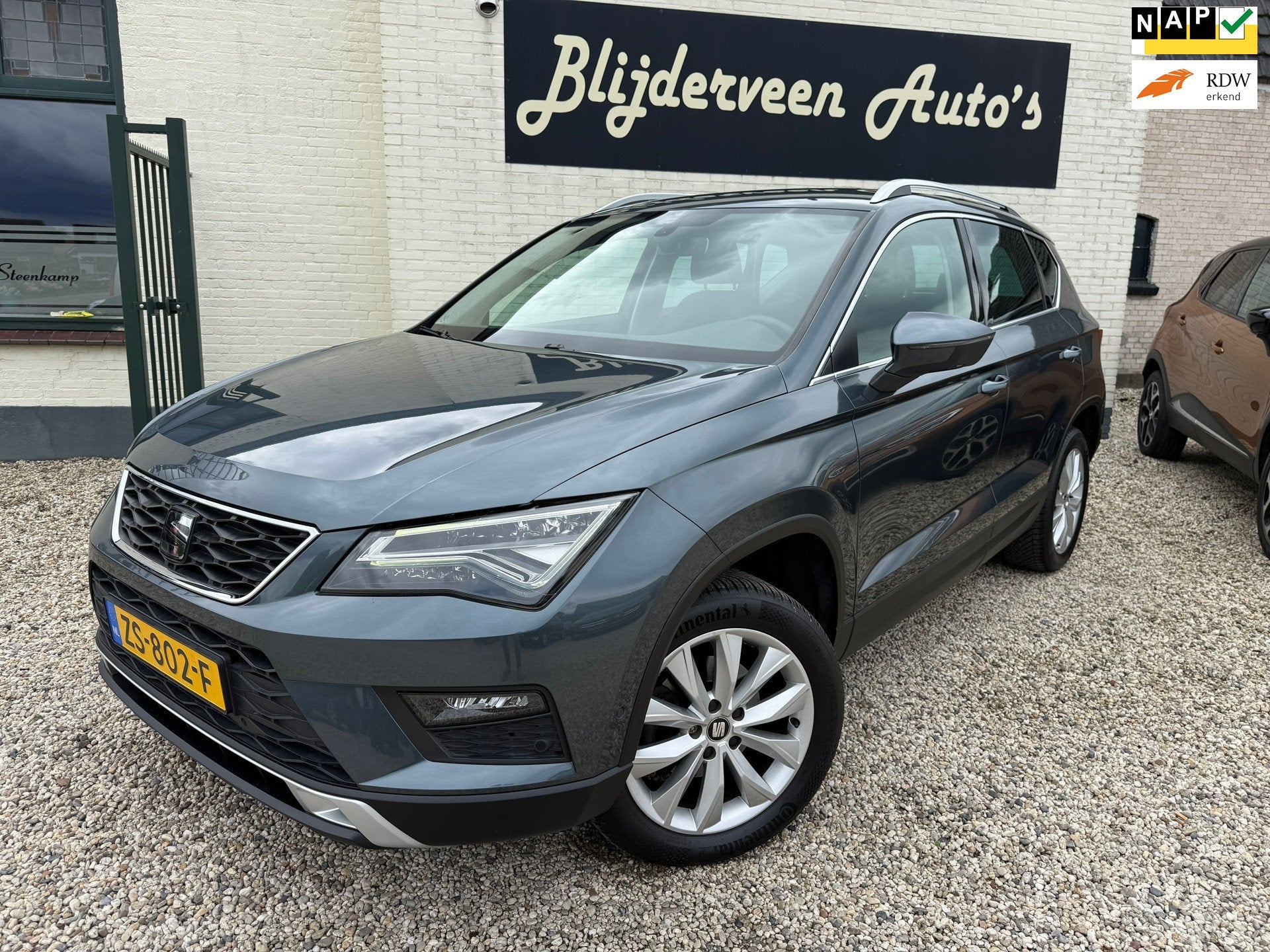 Seat Ateca 1.0 EcoTSI Style Business Intense Virtual | Org N, Auto's, Voorwielaandrijving, Stof, Gebruikt, Euro 6