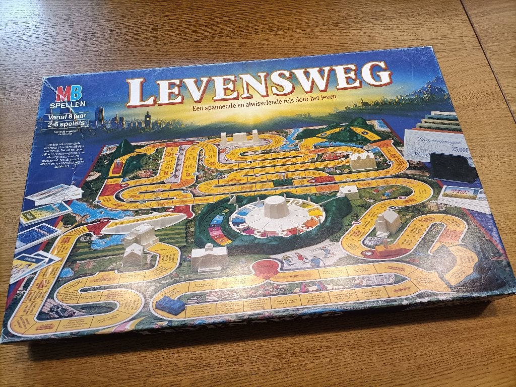 Te koop Levensweg, Vijf spelers of meer, Ophalen of Verzenden, Gebruikt, MB Spellen