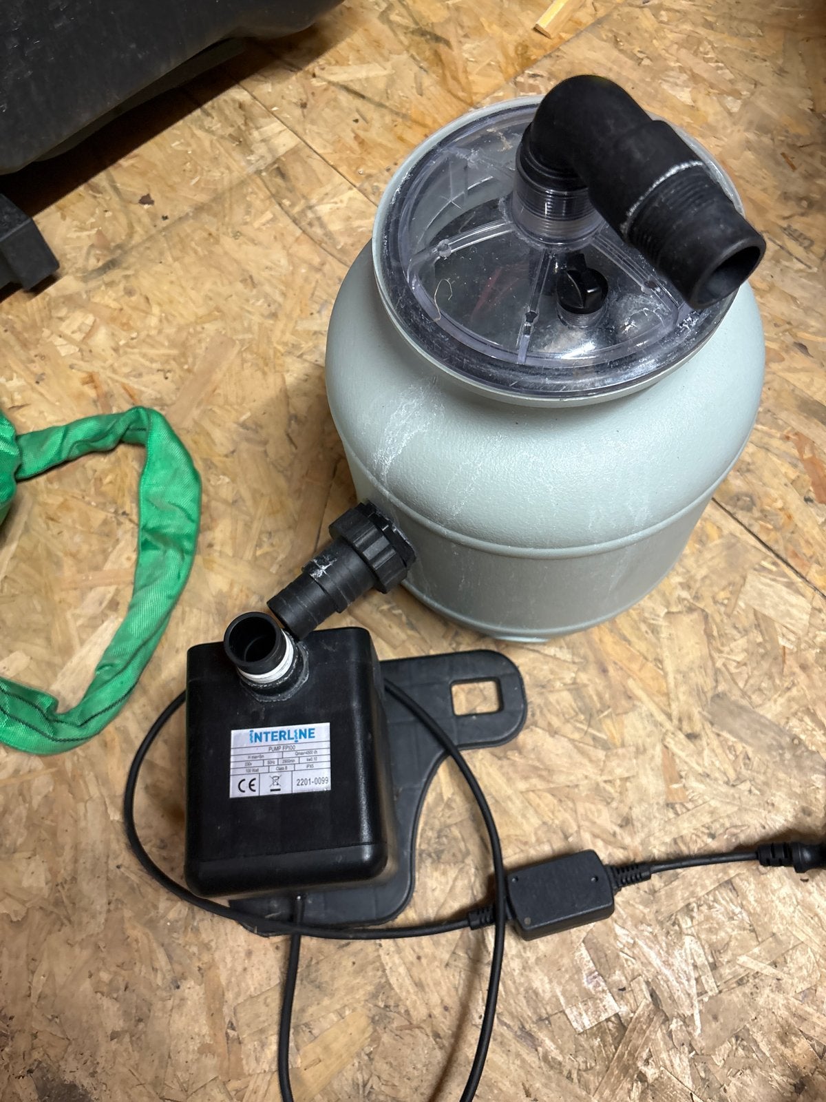 Interline Zwembadpomp met Filter - Zo goed als nieuw, Ophalen of Verzenden, Zo goed als nieuw, Zwembadpomp