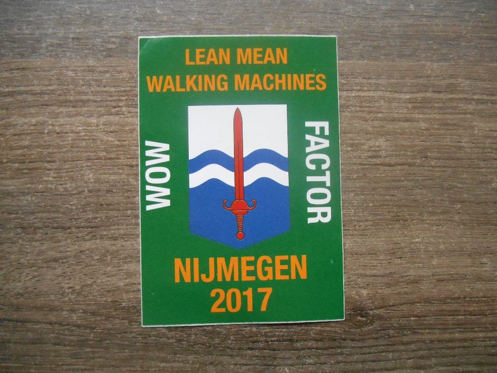 Vierdaagse sticker Nijmegen 2017, Verzamelen, Militaria | Algemeen, Ophalen of Verzenden, Landmacht, Nederland, Overige typen