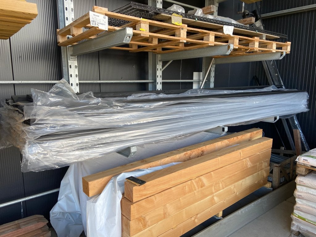 Zweeds rabat vuren excellent Zwart 1,4/2,8x19,5x420 J&W 159, Ophalen, Nieuw, 250 cm of meer, Planken