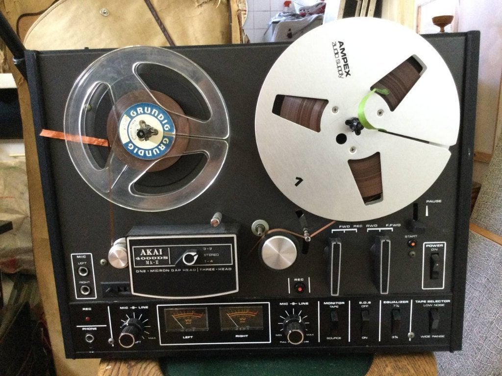 Bandrecorder Akai  4000DS MK-ll meersporen, Audio, Tv en Foto, Bandrecorders, Ophalen, Bandrecorder