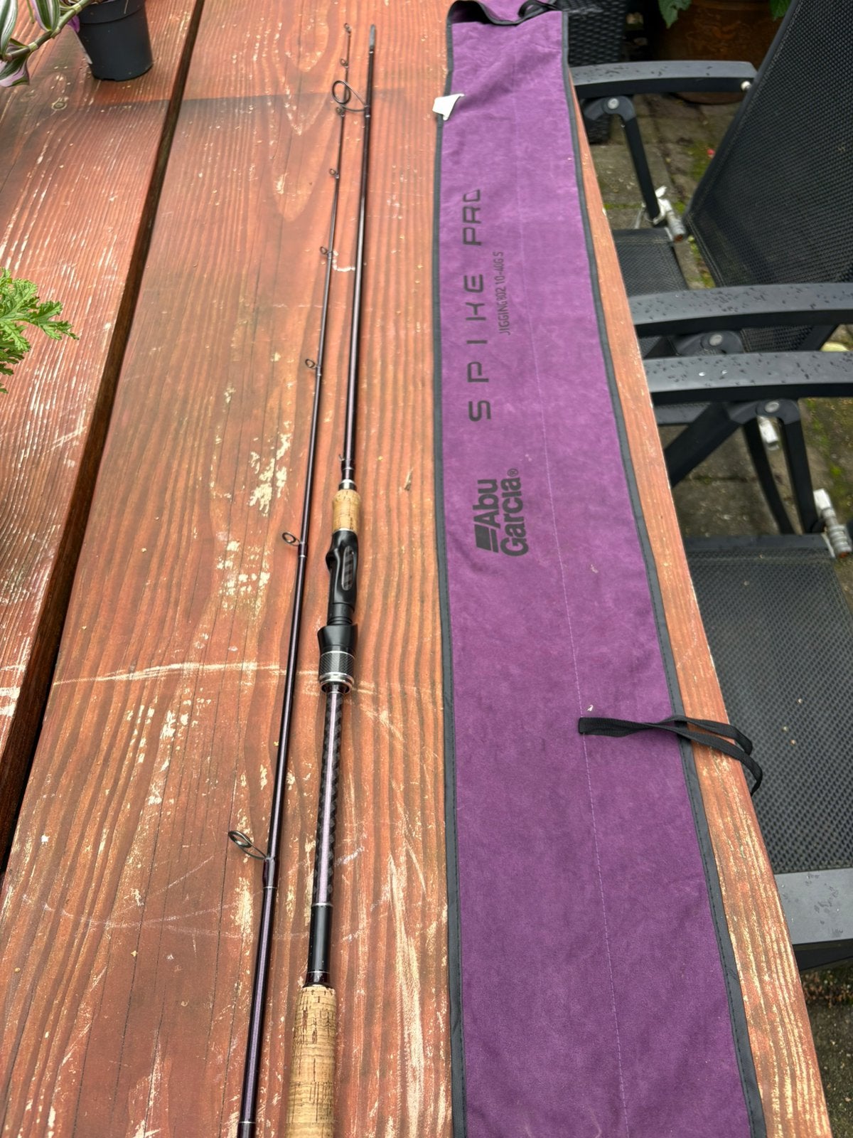 Abu garcia Spike Pro snoekbaarshengel 244/10-40, Ophalen of Verzenden, Zo goed als nieuw, Werphengel