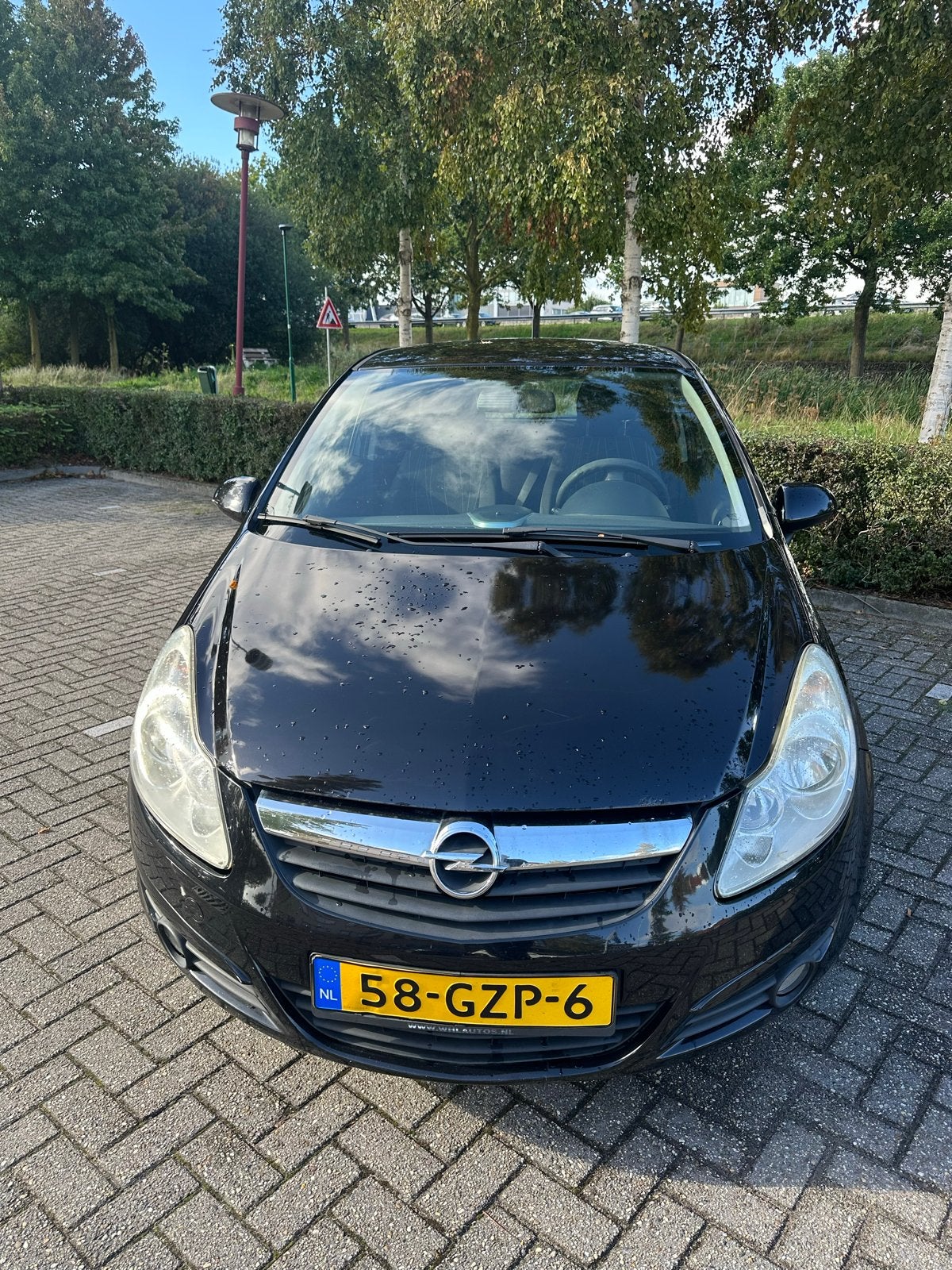 Opel Corsa 2008 Zwart nw. APK  Banden Remblokken en Schijven, Stof, Zwart, 4 cilinders, Zwart