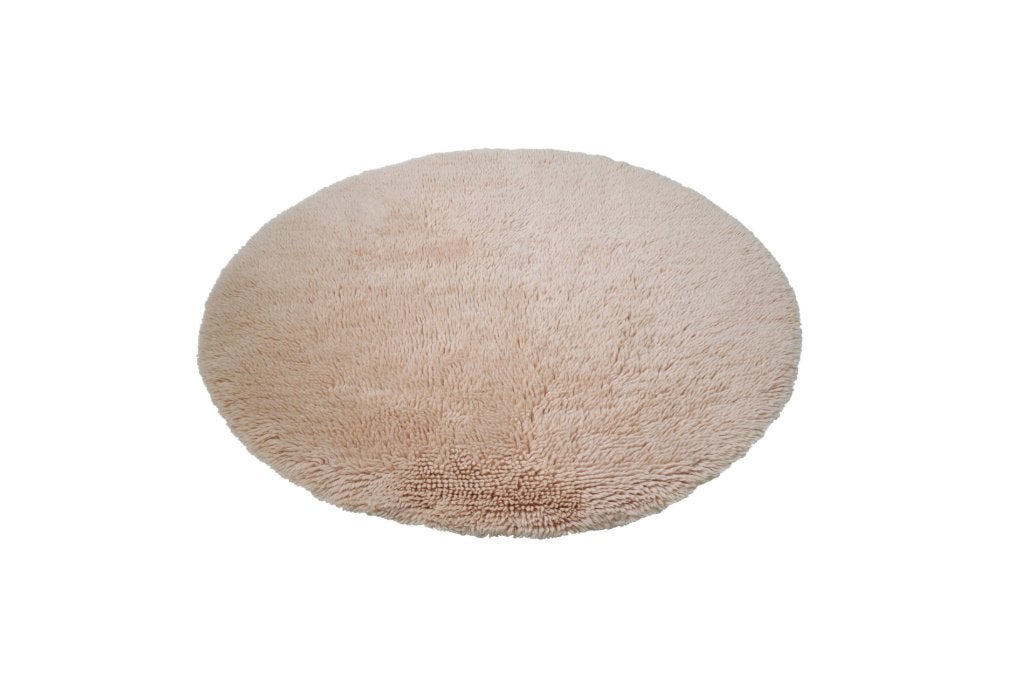 by fonQ Fuzz Vloerkleed Ø 200 cm - Roze | Van €199, nu, Byfonq, Byfonq, Ophalen of Verzenden, Rechthoekig