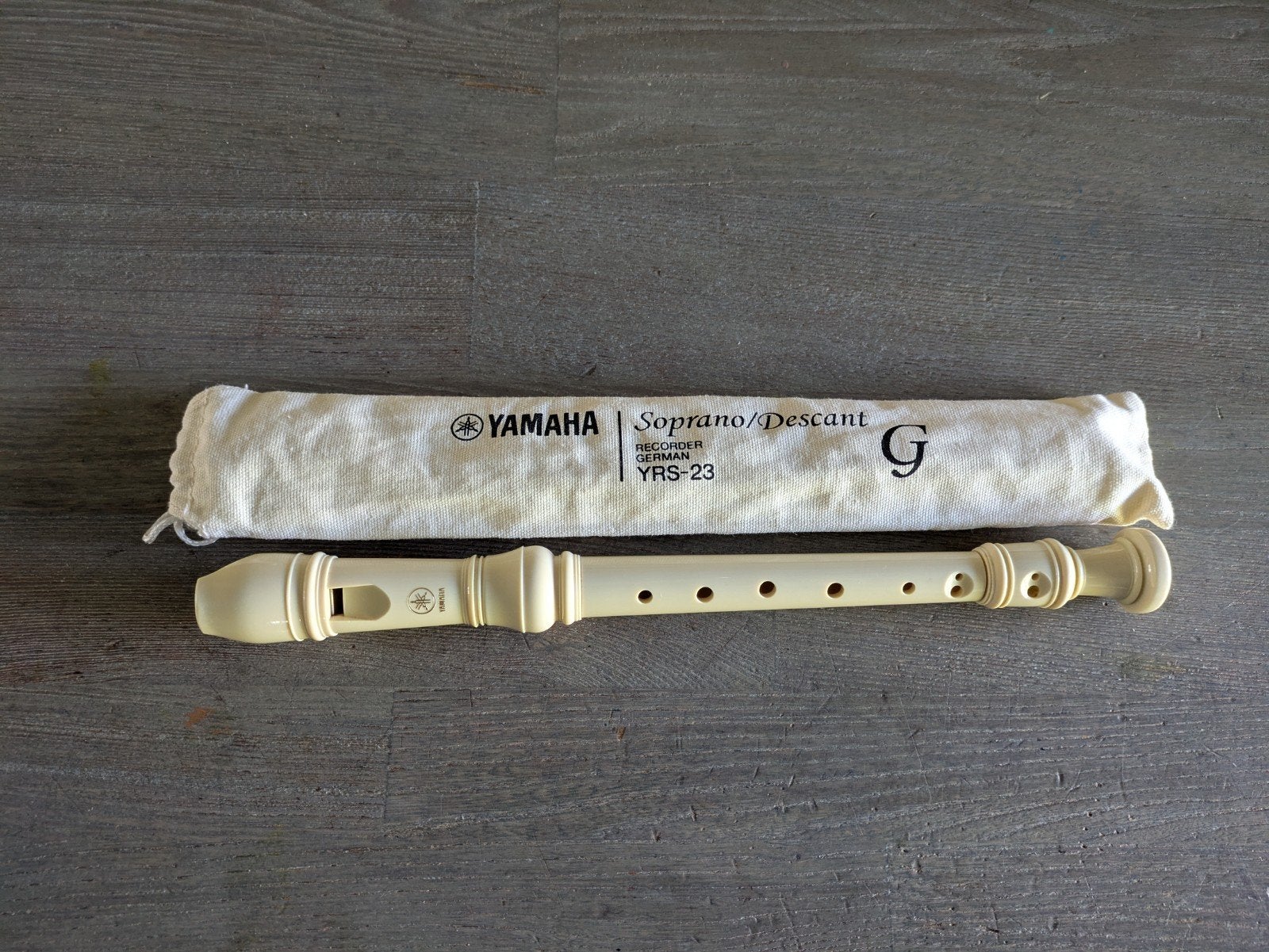 Yamaha Sopraan Blokfluit YRS-23 met hoes, Muziek en Instrumenten, Ophalen, Gebruikt, Sopraan of Sopranino, Kunststof