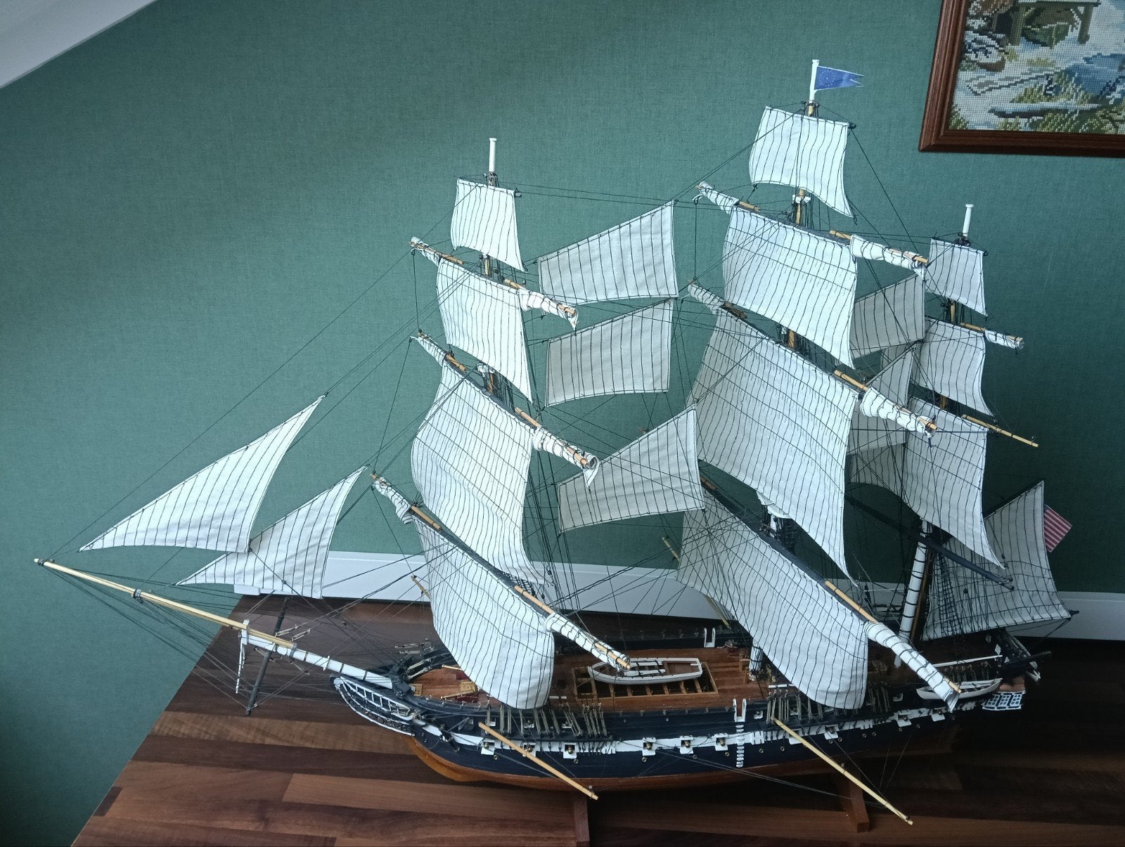 Gedetailleerd model van een historisch zeilschip, Hobby en Vrije tijd, Ophalen, Zo goed als nieuw, Overige merken
