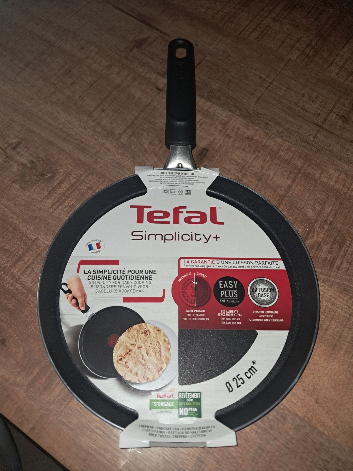 Nieuwe Tefal pannenkoekenpan, Ophalen, Nieuw, Koekenpan of Braadpan
