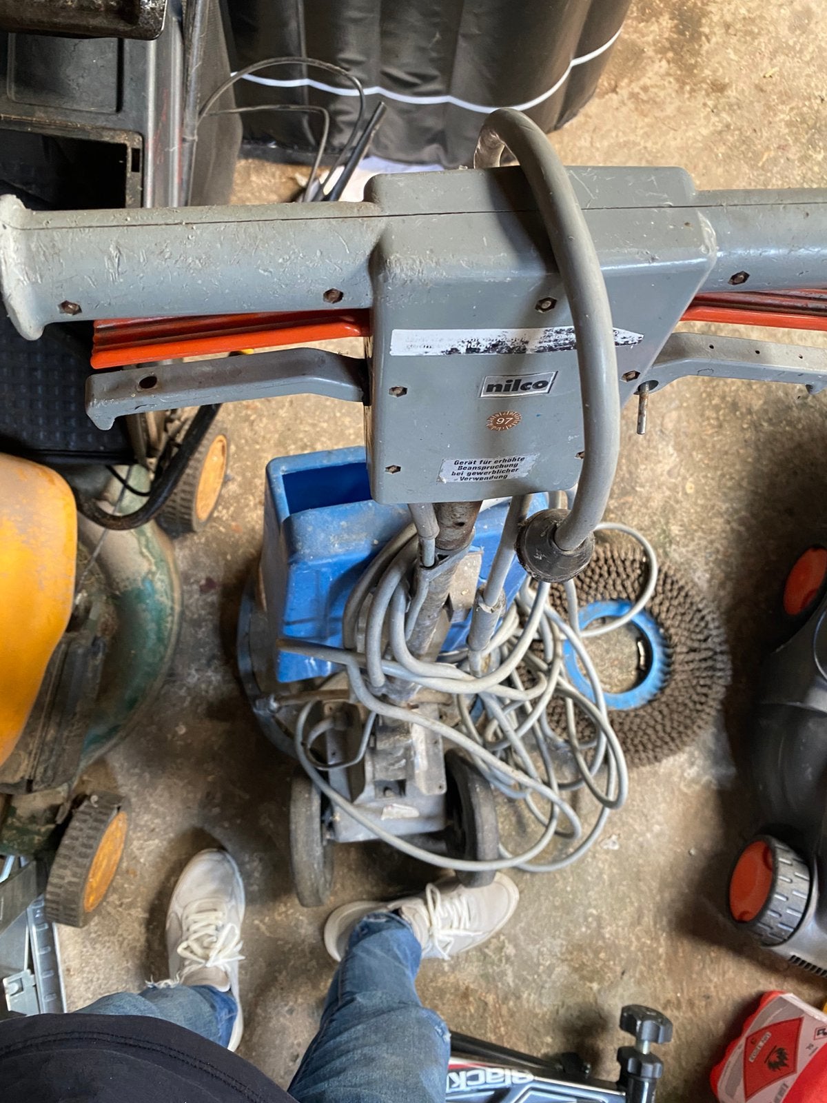 Nilco industriele schrob- en boenmachine, Ophalen, Gebruikt