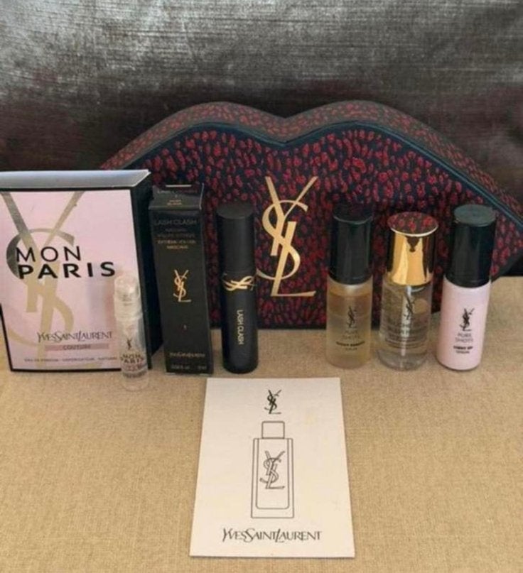 YSL set,Mon Paris Couture edp,pure shots serum, touche eclat, Verzamelen, Ophalen of Verzenden, Nieuw, Miniatuur