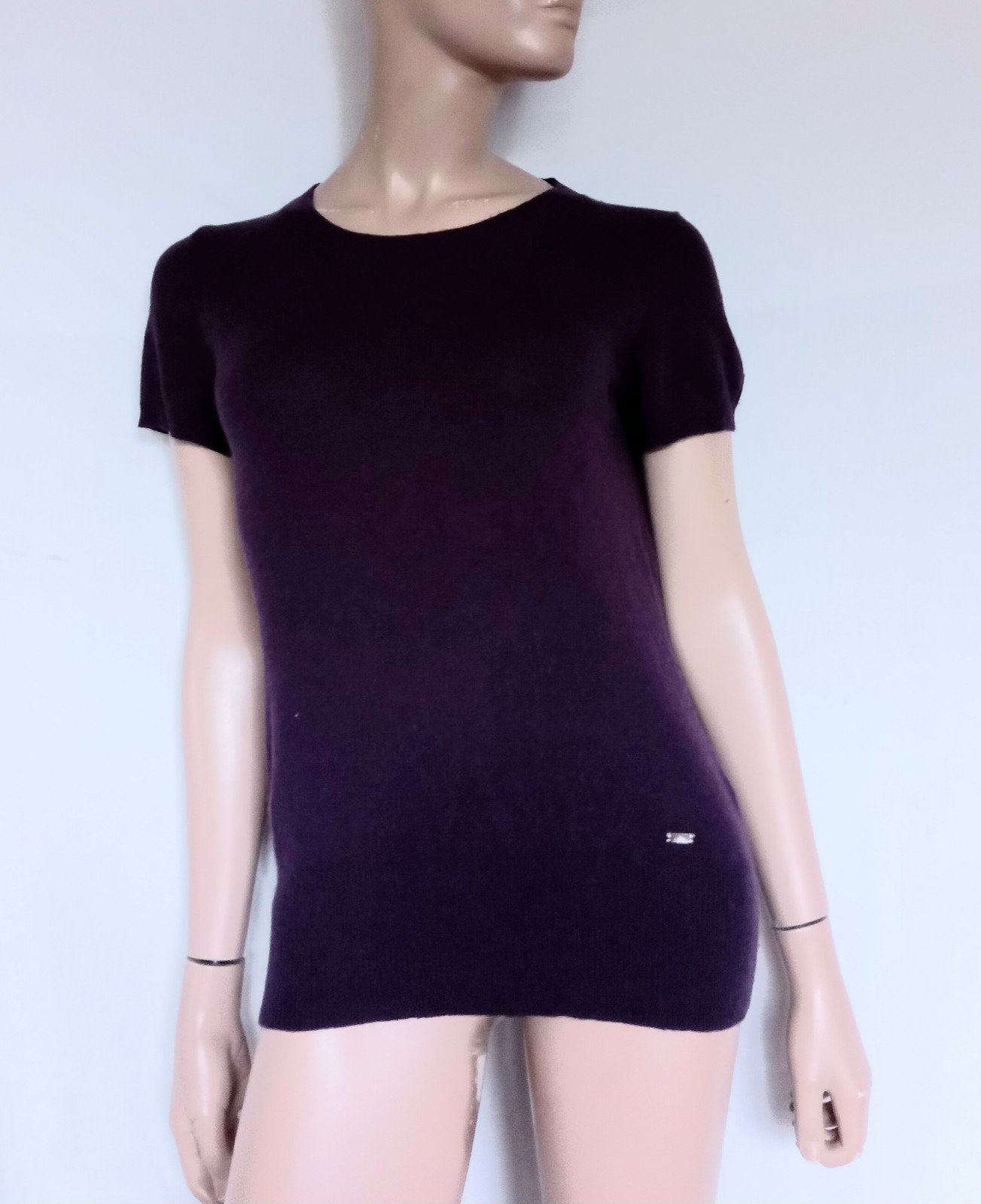 ESCADA Truitje , Maat 38 , WOL , CASHMERE , ZIJDE, Ophalen of Verzenden, Zo goed als nieuw, Maat 38/40 (M), Paars