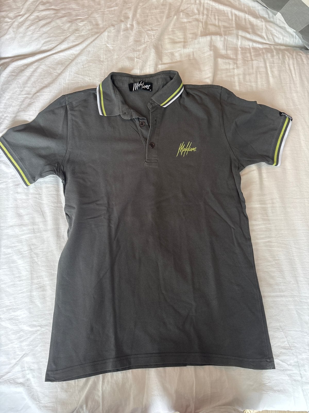 Malelions Polo Groen Maat M, Ophalen, Gedragen, Maat 48/50 (M), Groen