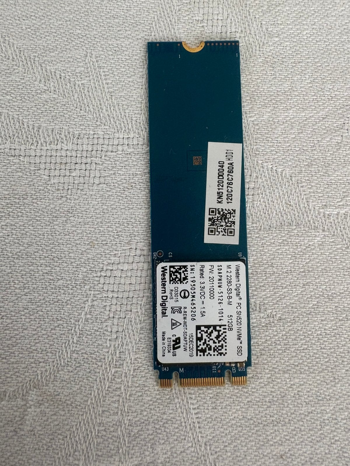 Wd 512gb ssd prijs per stuk, Intern, Gebruikt, Ophalen of Verzenden, Laptop