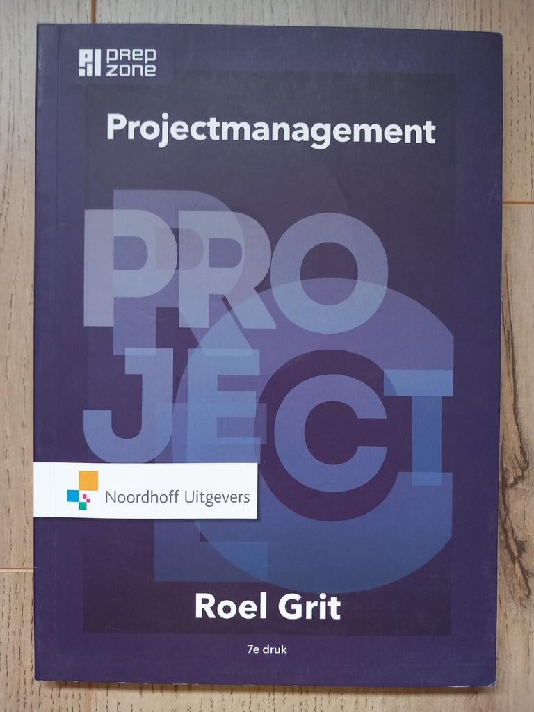 Studieboek Projectmanagement - Roel Grit (7e druk), Boeken, Studieboeken en Cursussen, Ophalen of Verzenden