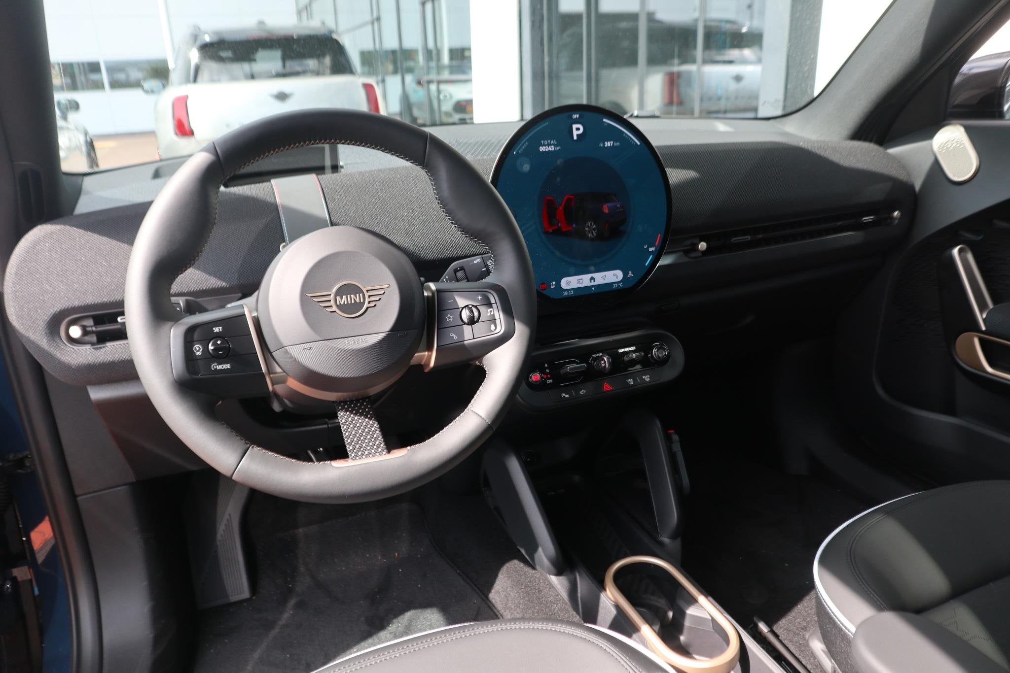 MINI Aceman E | Classic Uitvoering + Pakket L, Auto's, Met garantie (alle), Blauw, Leder en Stof, Origineel Nederlands