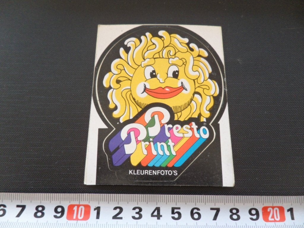 sticker Presto Print kleurenfoto's, Ophalen, Zo goed als nieuw