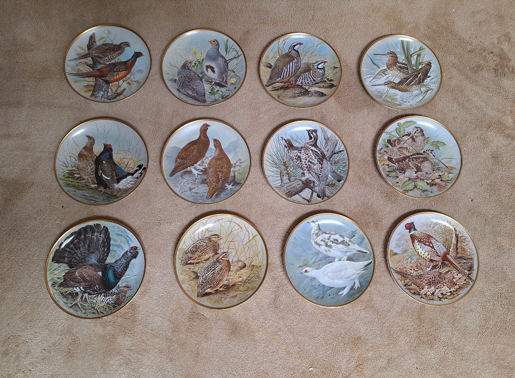 Complete set Franklin Mint Gamebirds, Ophalen