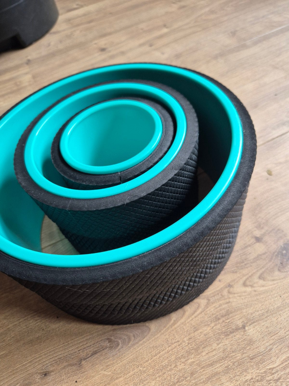 3x yogarol/ lotuswiel in verschillende maten, NIEUW, Ophalen of Verzenden, Nieuw, Yoga-accessoire
