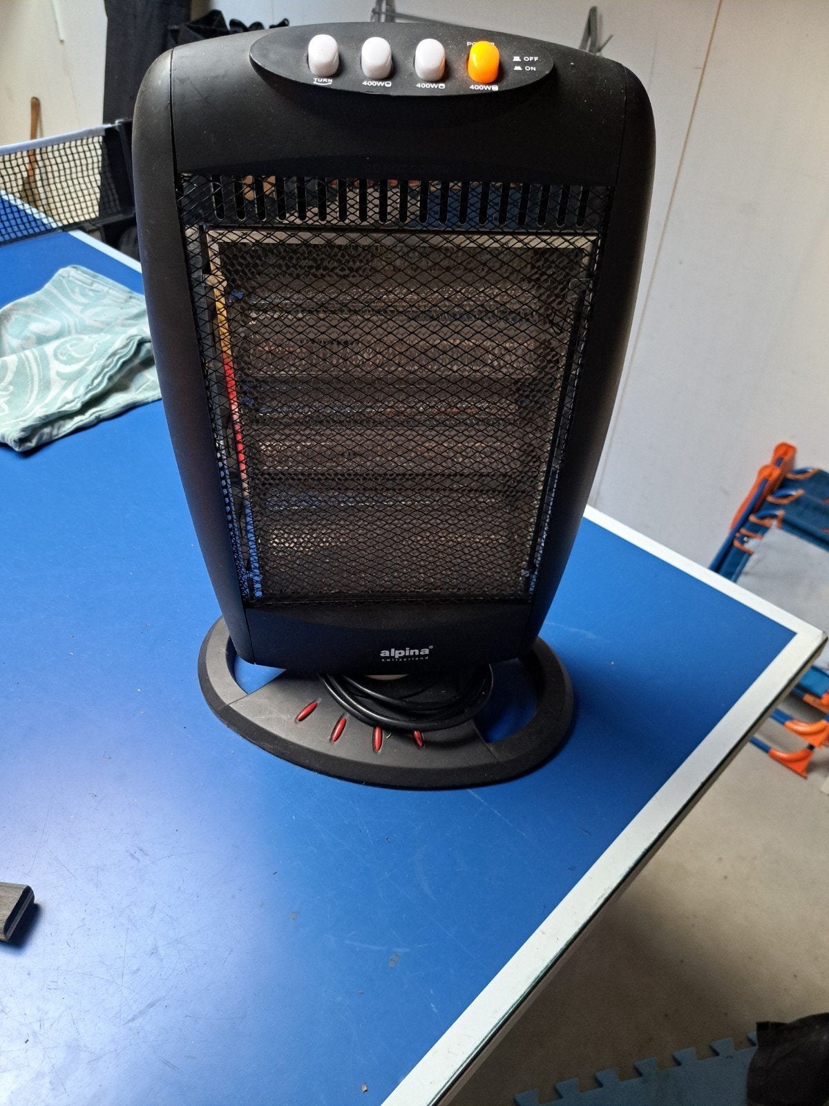 Alpina Halogeen Kachel - 1200W - Zo goed als nieuw, Ophalen, 30 tot 80 cm, Kachel, Minder dan 60 cm
