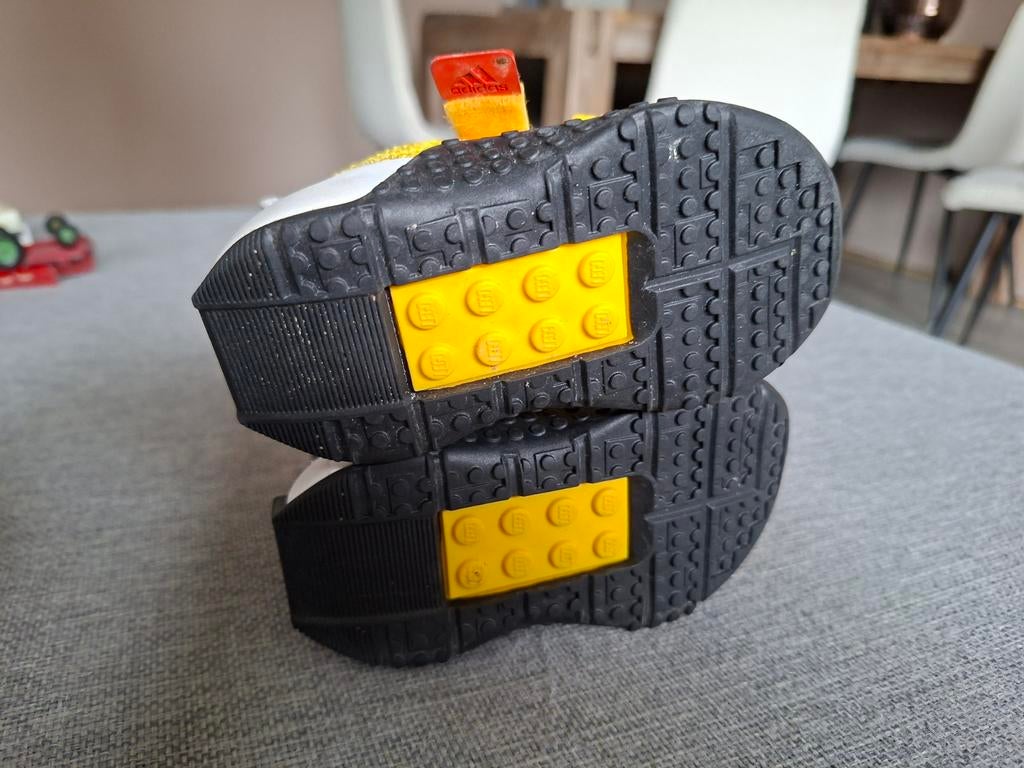 Adidas x LEGO Sport Pro GW8092 babyschoenen geel, Adidas, Ophalen of Verzenden, Zo goed als nieuw, Jongen of Meisje