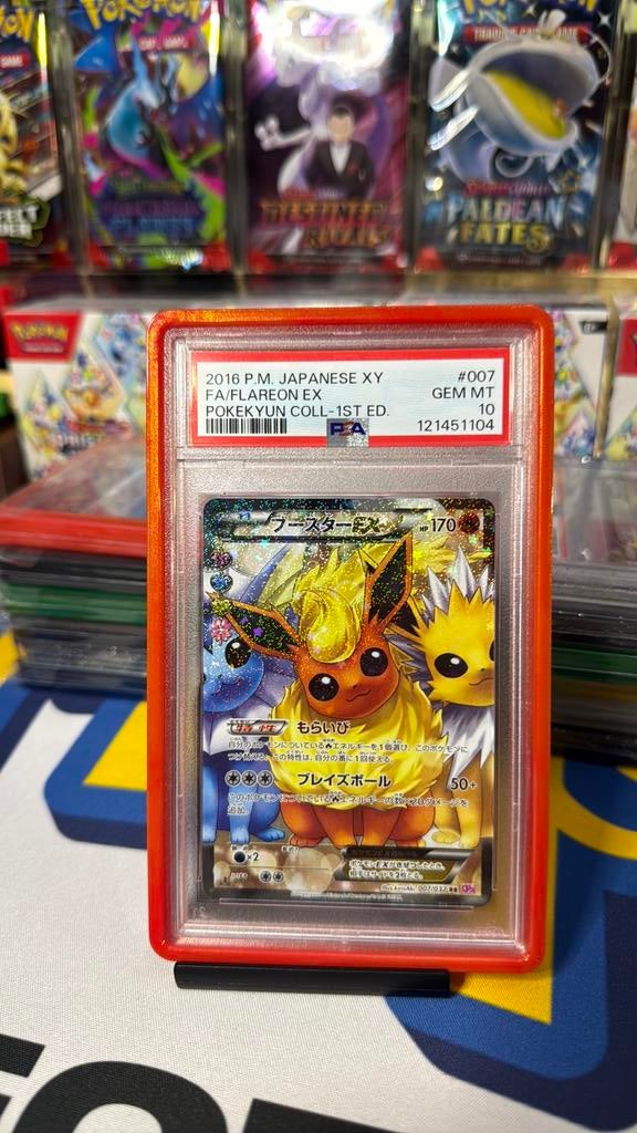 FA Flareon pokekyun Coll 1st-ED, Ophalen of Verzenden, Zo goed als nieuw, Losse kaart, Foil