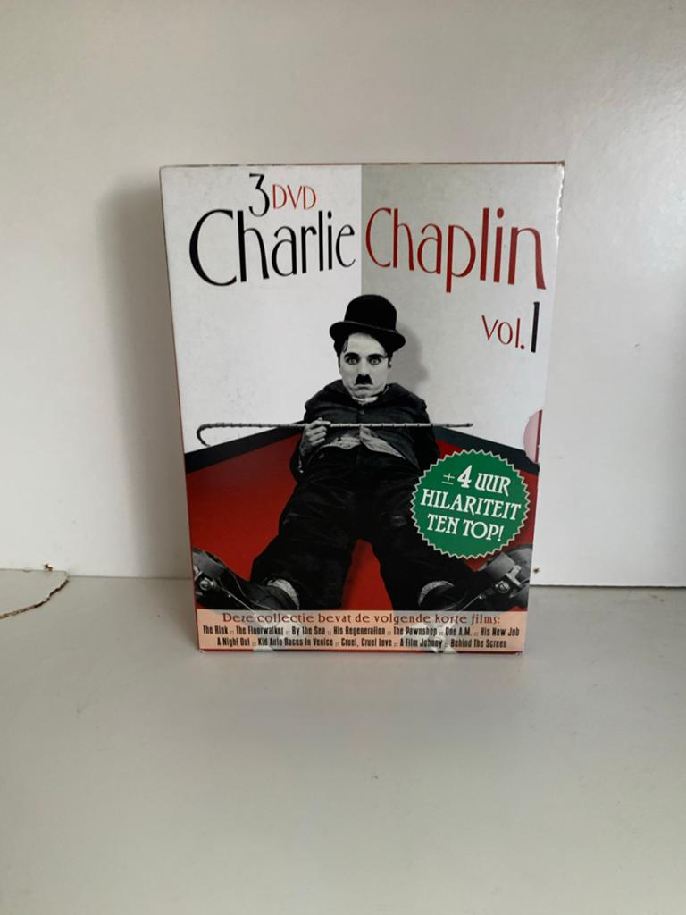 Charlie Chaplin Vol. 1 - 3 DVD Boxset, Alle leeftijden, Ophalen of Verzenden, Zo goed als nieuw, Boxset