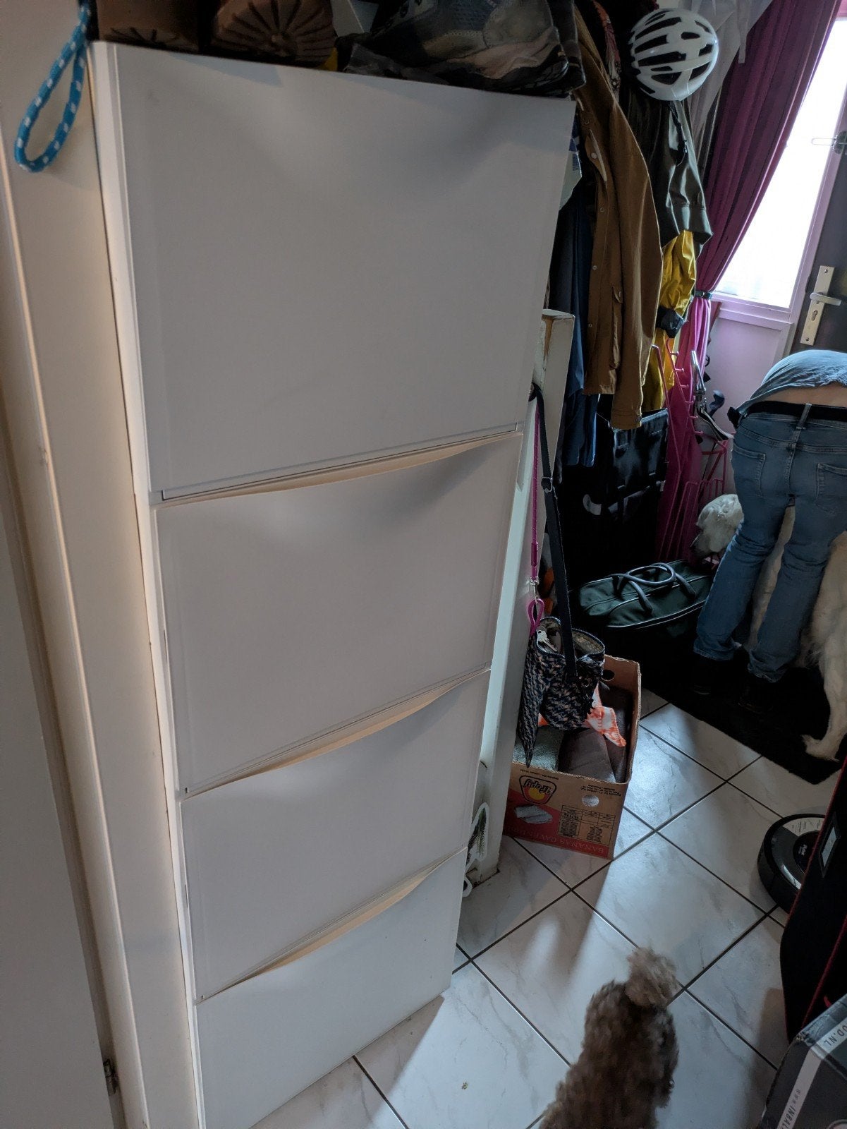 IKEA TRONES schoenenkasten (4 stuks) - gebruikt, Huis en Inrichting, Kasten | Schoenenkasten, Ophalen, Gebruikt