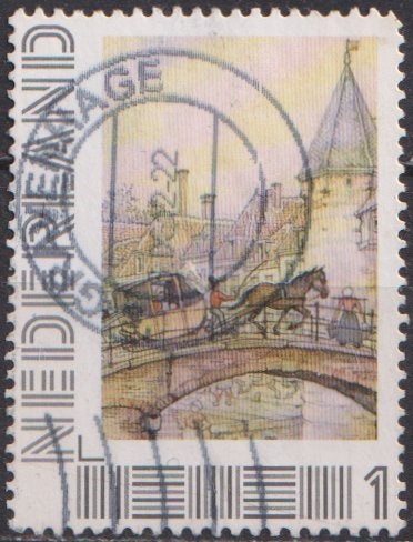 Paard en wagen O. ADV. no.48 R., Verzenden, T/m 1940, Gestempeld