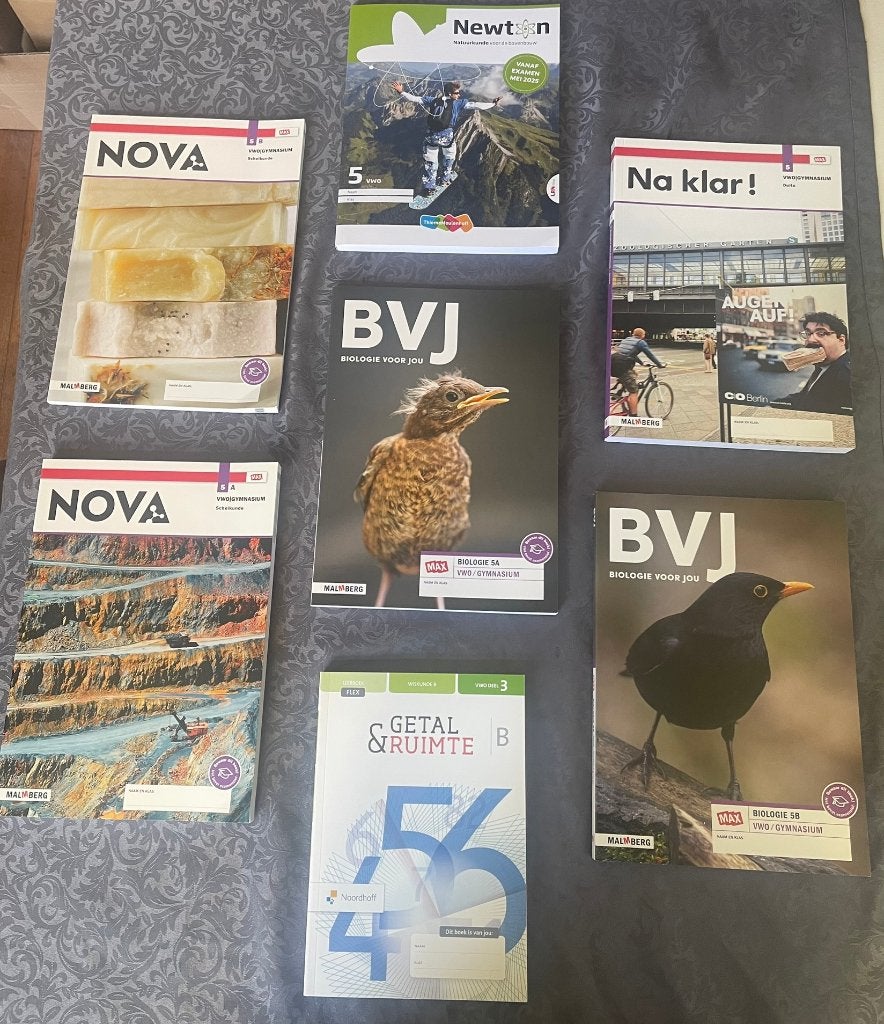5 VWO Schoolboeken bovenbouw, Ophalen, Nieuw, VWO