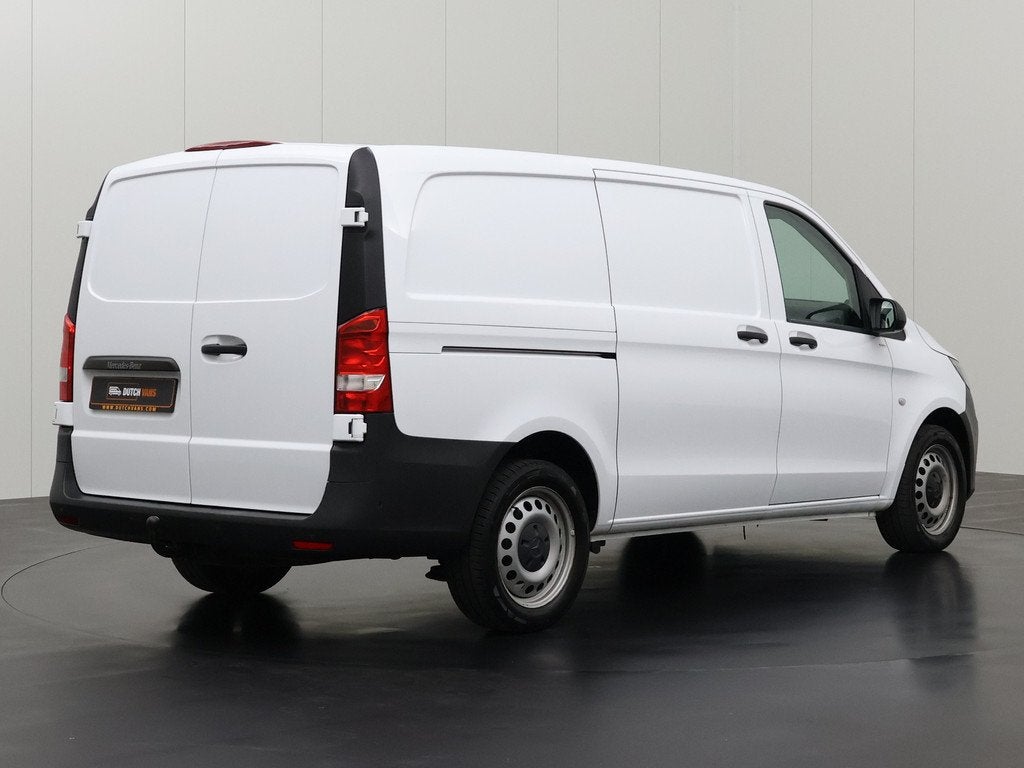 Mercedes-Benz Vito 114CDi Lang | Achterdeuren | Navigatie |, Auto's, Gebruikt, Euro 6, Multifunctioneel stuurwiel, Wit