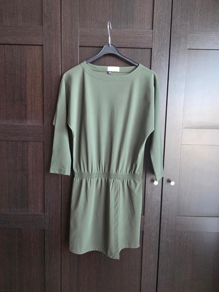 LaDress Girls jurk khaki groen travelstof 170 176 La Dress, Meisje, LaDress Girls, Nieuw, Ophalen of Verzenden