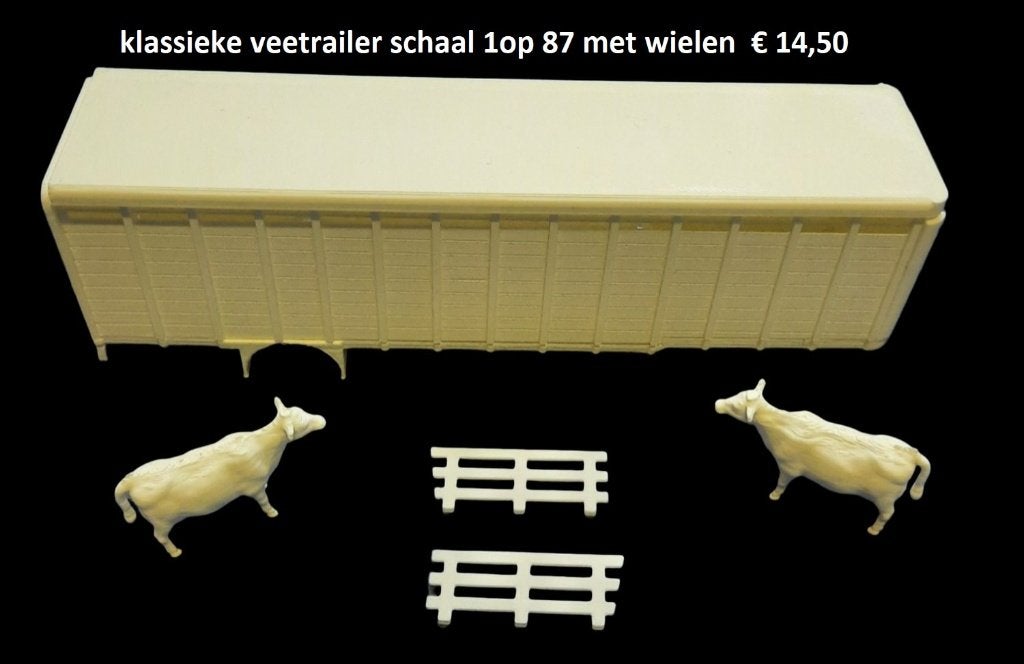 veetrailer kits schaal 1op 87, Ophalen of Verzenden, Nieuw, Bus of Vrachtwagen, Rietze