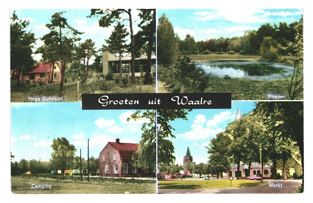 939812 Waalre N Br 1964 Gelopen met postzegel, Verzenden, 1960 tot 1980, Gelopen, Noord-Brabant