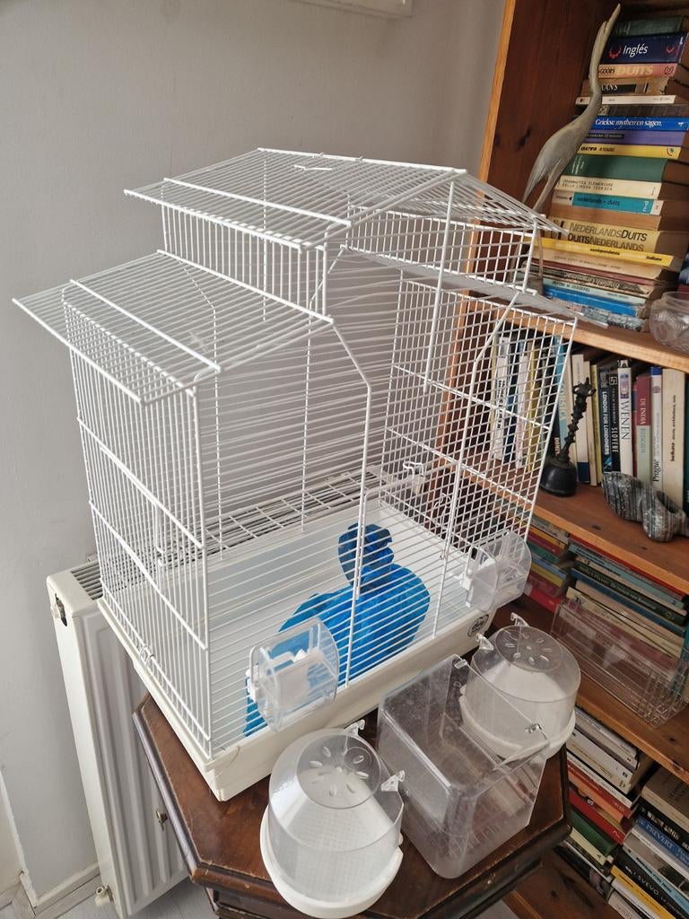 Vogel kooi, Ophalen, Zo goed als nieuw, Metaal, Vogelkooi